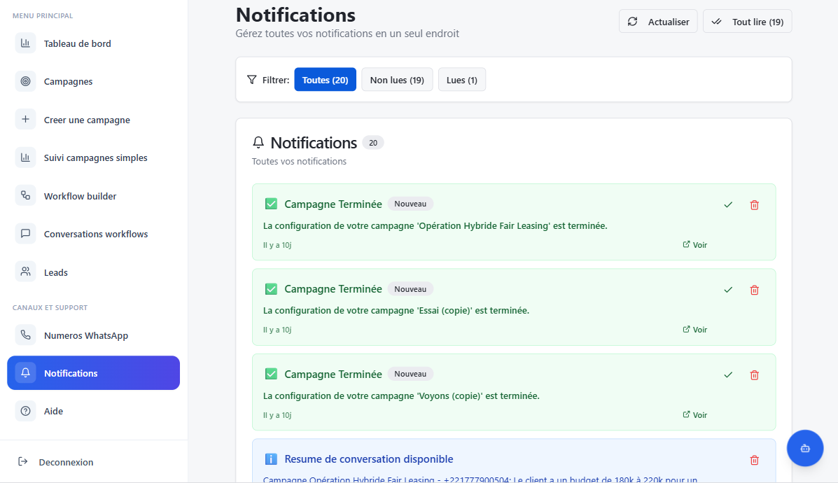Notifications